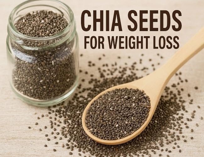 Crave Bites Premium Chia Seeds 100 gm | Rich Source of Calcium, Fibre & Protein | Clean Chia Seeds for Eating & Weight Management | Jar Pack