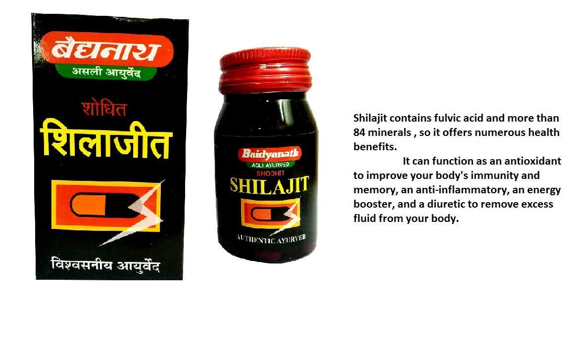Baidyanath Jhansi Shilajit,Pack of 30 Capsules