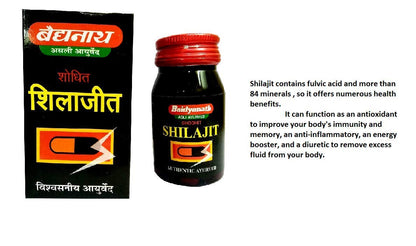Baidyanath Jhansi Shilajit,Pack of 30 Capsules