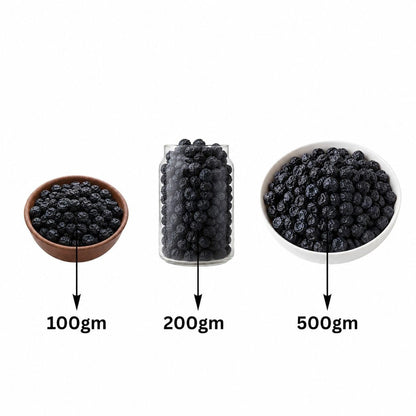 Cosmic Blessing Natural Premium California Blueberries Without added Sugar | Dried Seedless Blueberries | Healthy & Tasty Whole & Dried Blueberry | Rich In Calcium And Vitamin K | Non-GMO