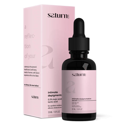 Saturn by GHC Intimate Depigmentation Serum Powered With Kojic Acid, Lactic Acid for Underarms, Thighs, Elbows, Back & Bum, 30ml