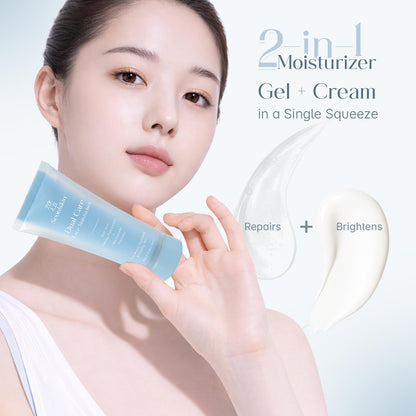 Seoulskin Dual Care Face Moisturizer Cream | 2-in-1 Face Moisturizer for Women | Lightweight Gel Cream | Brightening & Hydrating Face Cream | Repairs Skin Barrier | With Kojic Acid, Niacinamide & Peptides | Non-Comedogenic | 50g