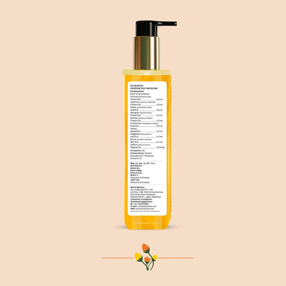 Ashpveda Ayurvedic Face Wash Cleanser with Kashmiri Saffron & Neem Gentle Exfoliating Cleanser, Removes Oil & Dirt, Hydrates & Refreshes Skin (100ml)