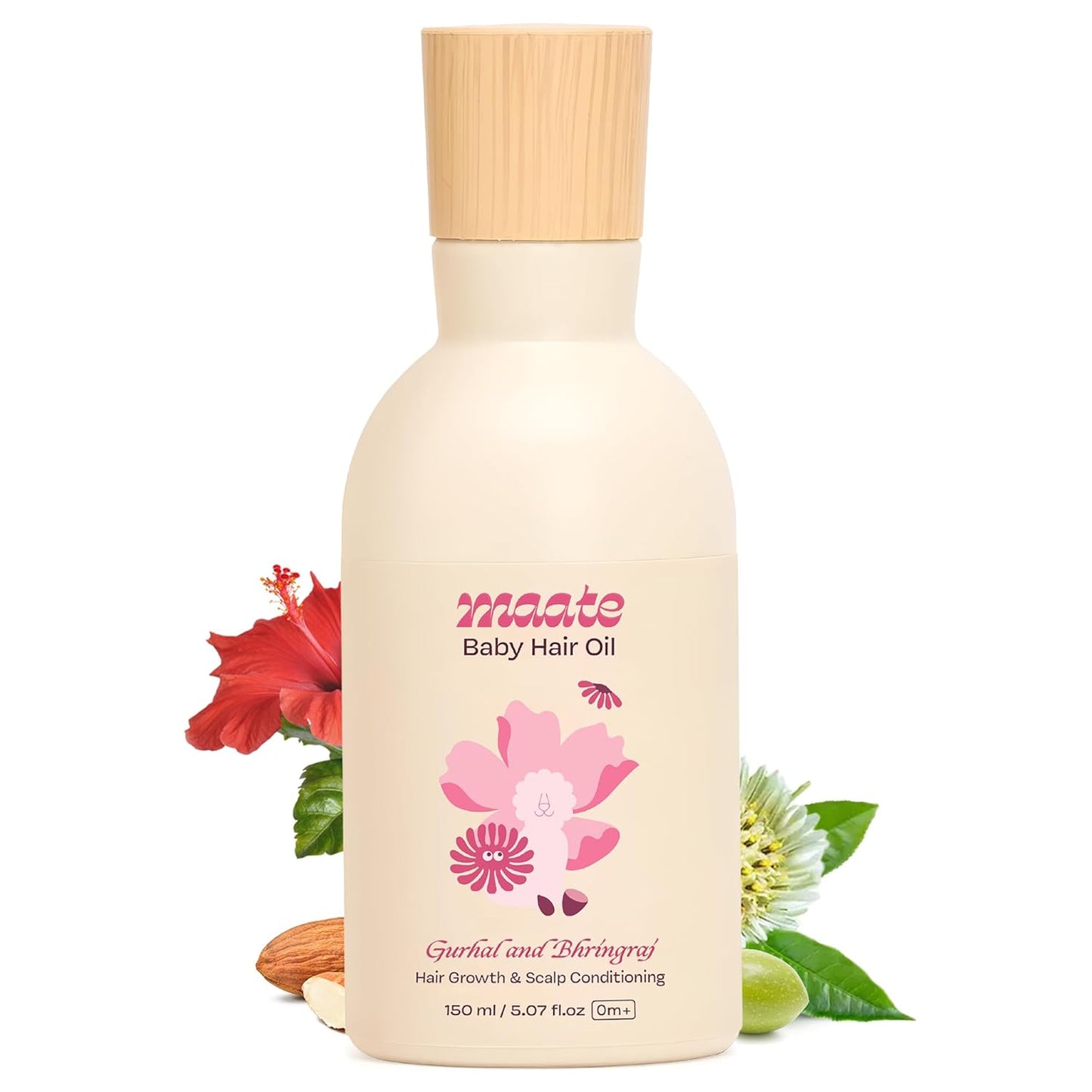 MAATE Baby Hair Massage Oil Baby Hair Growth and Scalp Conditioning Using Traditional Ayurvedic Methods, Cream, 150ml