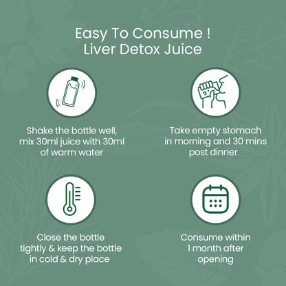 KRISHNA'S HERBAL & AYURVEDA Liver Detox Juice, Strengthens & Improves Digestion, Natural Rejuvenator & Liver Detoxifier, No Artificial Colors or Flavors, 1000 Ml - (Pack of 1)