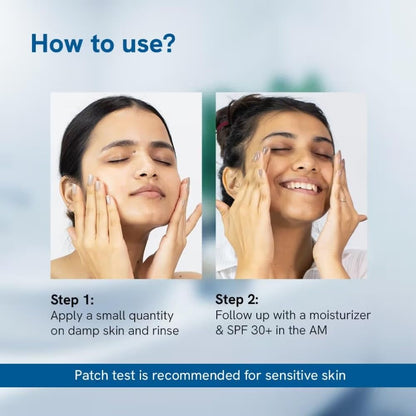 Be Bodywise 2.5% Benzoyl Peroxide Face Wash | Fights Severe & Persistent Acne | Kills Acne Bacteria, Clears Pores & Reduces Redness | Gentle, Hydrating & Dermatologist-Tested Formula | 100ml