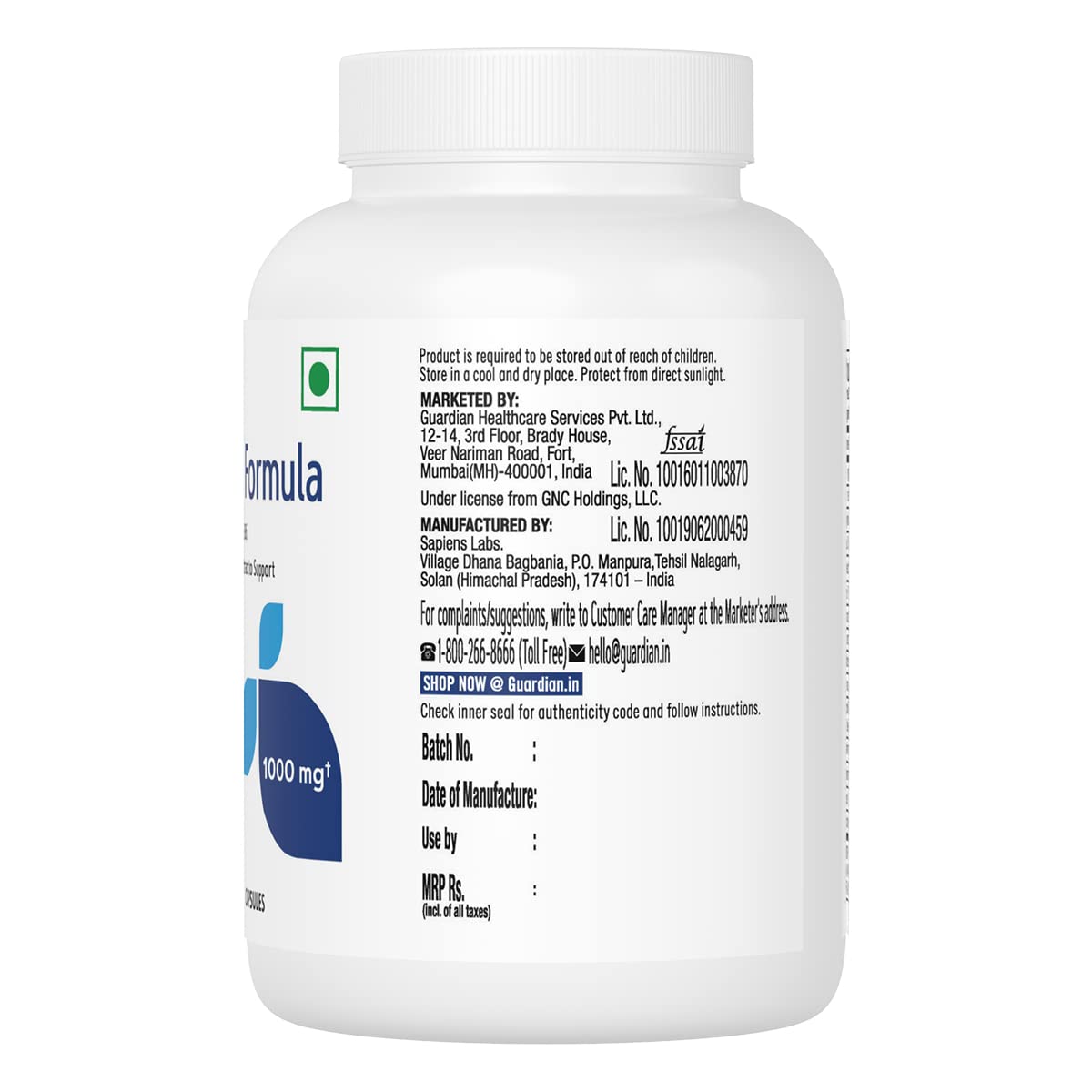 Zephivo GNC Immune Formula | 60 Veg Capsules | Strengthens Immune System | Reduces Common Cold Risks | Protects Against Infections | Vitamin C, Zinc, Amla & Vitamin B6 | For Men & Women