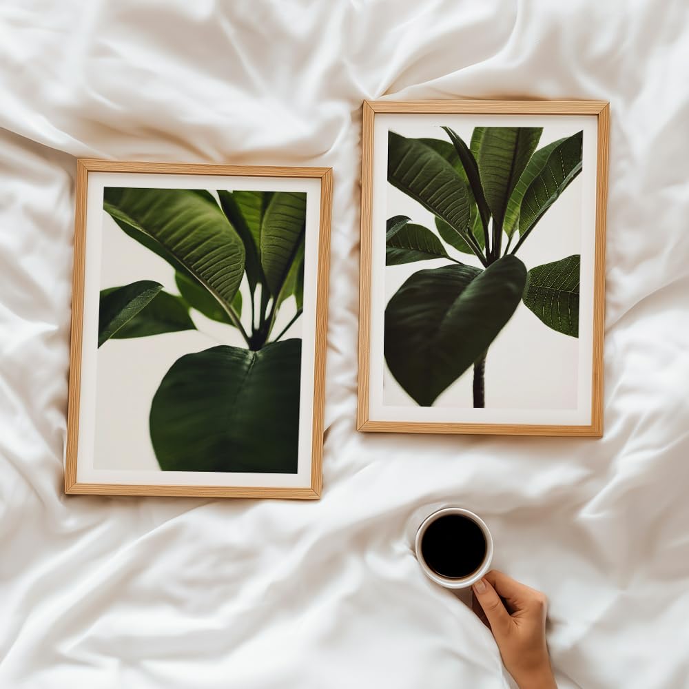 Set of 2 wall art paintings for living room & wall painting for bedroom wall decor - (10x13 Inch framed poster, Paintings for home decor)