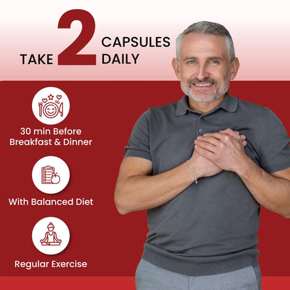 Zeroharm Hypertens | Plant-Based Formula | Supports Healthy Blood Pressure & Cardiovascular Wellness | Reduces Inflammation & Vascular Damage | Promotes Electrolyte Balance | 60 Capsules (1 Pack)