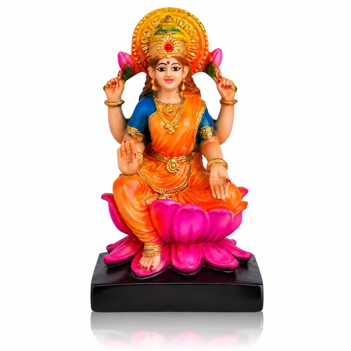 Laxmi Murti Goddess Lakshmi Idol Statue Home Mandir Pooja Room Gift