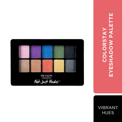 Revlon Colorstay Not Just Nudes Shadow Palette, Vibrant Hues, 14g