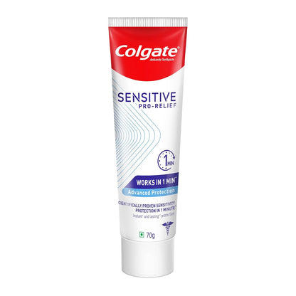 Colgate Sensitive Pro Relief, Sensitvity Relief Toothpaste, 70g, With PRO-ARGIN Technology, Clinically Proven Formula Provides INSTANT Relief From Tooth Sensitivity Colgate Tooth Paste For Instant & Lasting Sensitivity Relief