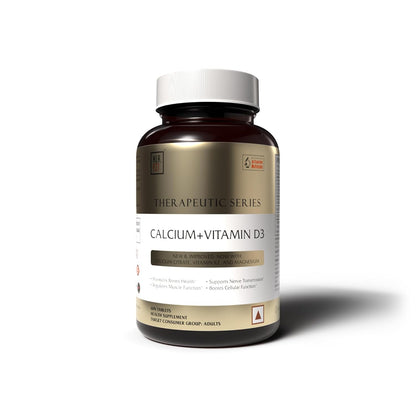 Calcium with Vitamin D3 Supplement - Joint Support for Bone Health & Muscle Function - Immunity & Joint Care - 60 Tablets