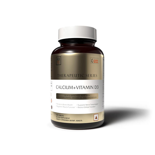Calcium with Vitamin D3 Supplement - Joint Support for Bone Health & Muscle Function - Immunity & Joint Care - 60 Tablets