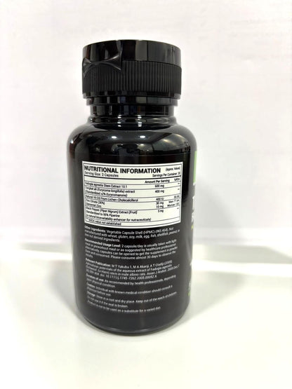 GREENDORSE Fadogia Agrestis 600mg & Tongkat Ali 400mg with Zinc & Vitamin D3 | Longjack Tongkat Ali (2% Eurycomanone) with Fadogia Agrestris Standardized to 10:1 Stem extract- 60 Veg Capsules