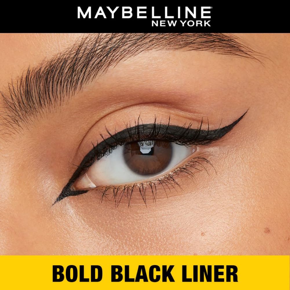 Maybelline New York Colossal Bold Liner - Black, smudge-proof and water-proof Long-lasting eyeliner. Maybelline New York Colossal Bold and dark eyeliner is for everyday use | 3ml