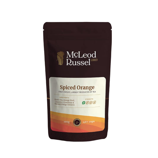 McLeod Russel 1869 – Spiced Orange | 100g | Long Leaf Green Tea | Anti-Inflammatory | Improve Heart Health | 40+ Cups