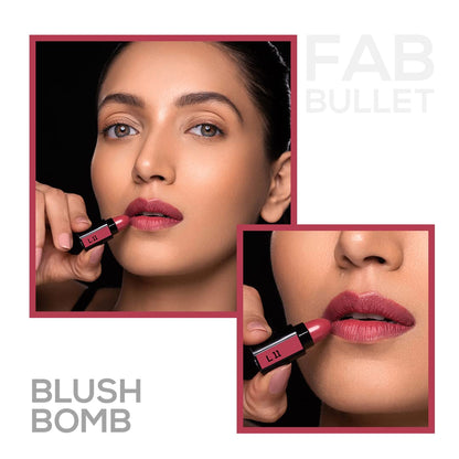 RENEE Fab 5 Refill Bullet Matte Lipstick, L 11 Blush Bomb 1.5gm