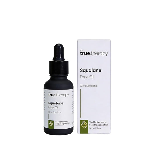 The True Therapy Squalane Oil, 100% Plant-Derived Lightweight Face & Skin Oil, Deep Hydration & Moisture Lock, Non-Comedogenic, Fast Absorbing, For All Skin Types | 30 ml