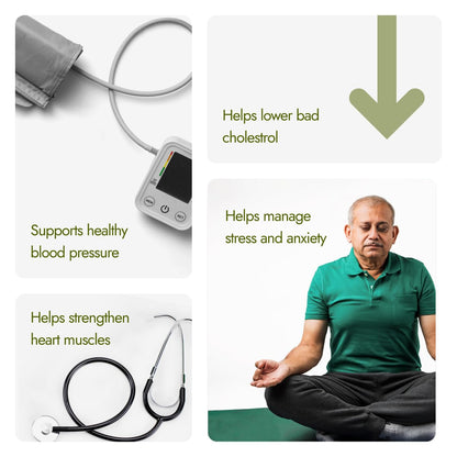 Kapiva BP Care Juice - 100% Ayurvedic Juice to Support Healthy Blood Pressure Levels| Arjuna, Jatamansi & 8 Other Herbs 500ml