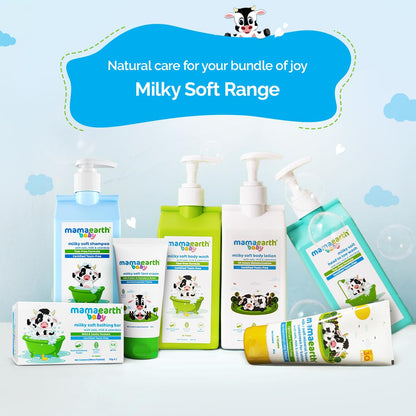 Mamaearth Milky Soft Body Wash for Babies with Oats, Milk and Calendula (400 ml)