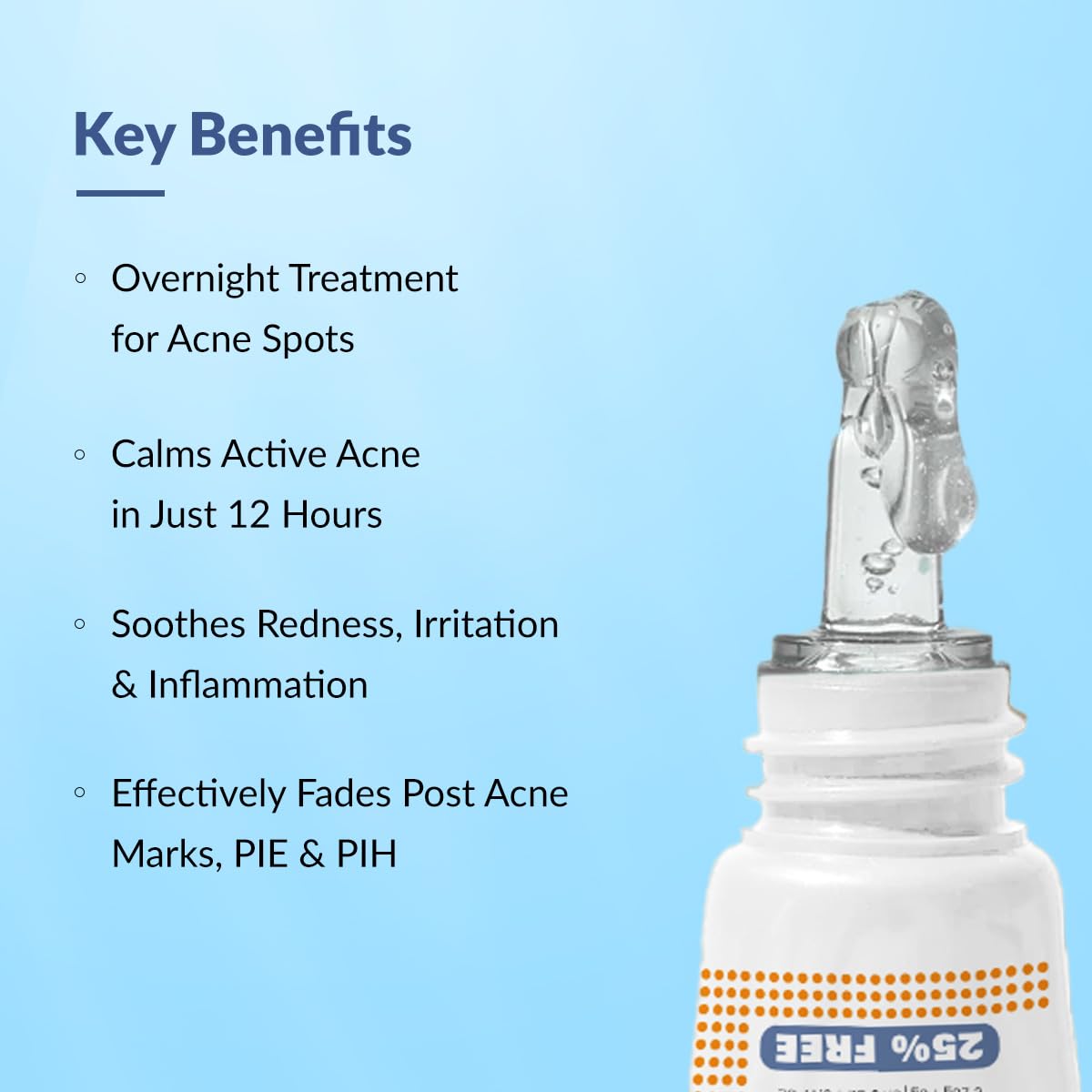 Fixderma Salyzap 2% Salicylic Acid Acne Spot Corrector Gel with 2% Niacinamide Acid & 1% Aczero | Reduce Active Acne & Redness | Fades Dark Spots & Blemishes | Pimple Remover For Men & Women - 20g