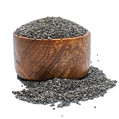 RAJWADIRIPE Premium Raw Chia Seeds, Omega 3 Rich, High in Calcium, Protein & Fibre, Jar Pack (100GM)