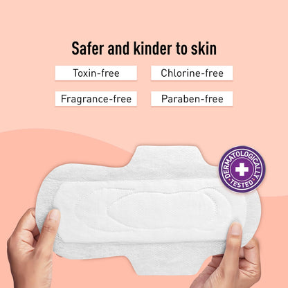 Sirona Max Sanitary Pads for Women | XL (Pack of 30 Pads) | 100% Rash Free & Toxic-Free | Organic Cotton Sanitary Pad | Up to 0% Leakage, Comfortable & High Absorbency
