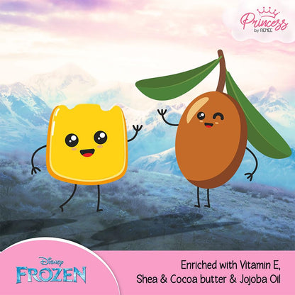 Princess by RENEE Disney Frozen Elsa Snowflake Lip Balm l Intense Moisture l Repairs Flaky & Cracked Lips l Enriched with Vitamin E, Shea & Cocoa Butter l Paraben Free l For Pre-Teen Girls l 7.5 g