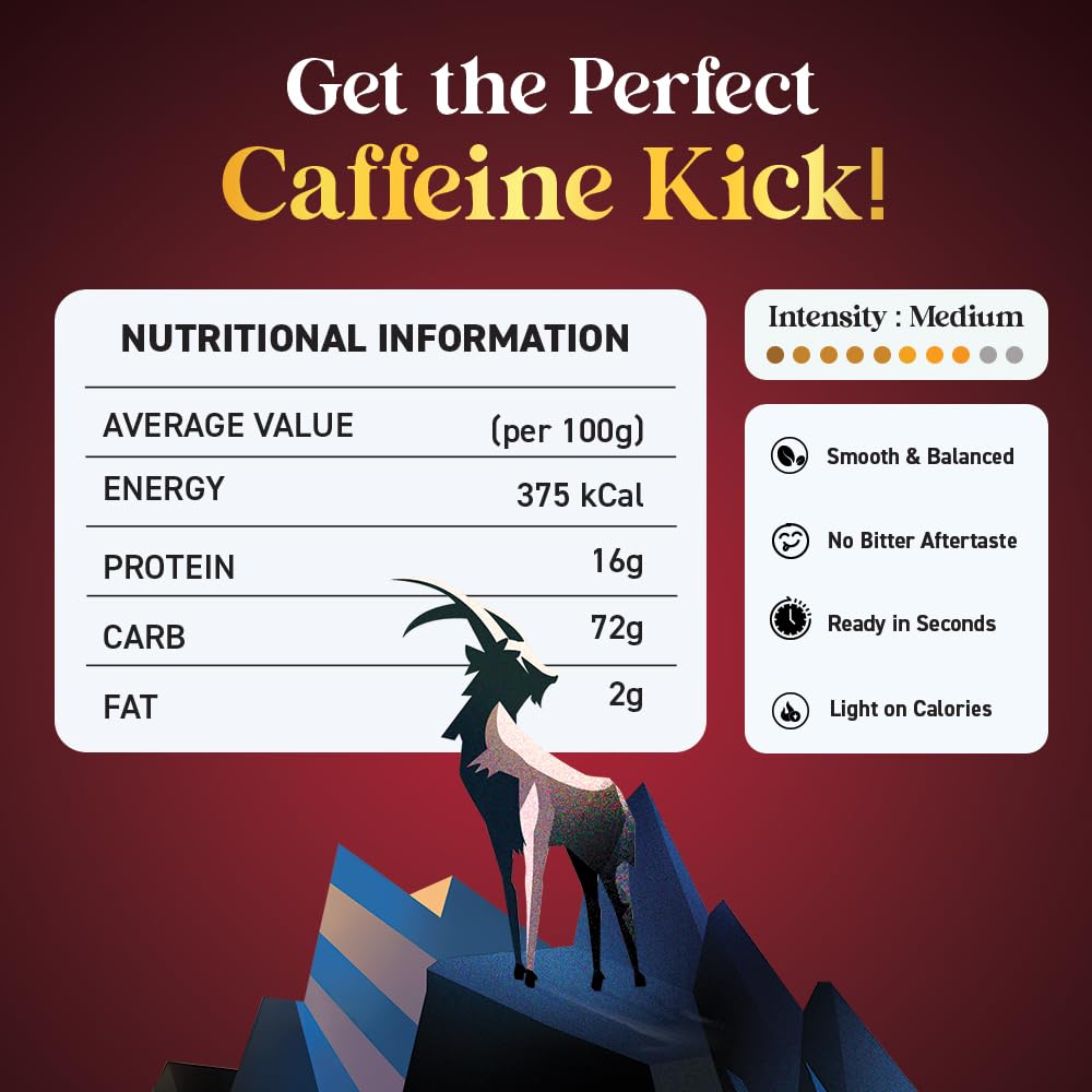 Rage Coffee Dark Chocolate Instant coffee - Premium Arabica Instant Coffee (Make Delicious Hot/Cold Coffee) - (DARK CHOCOLATE)