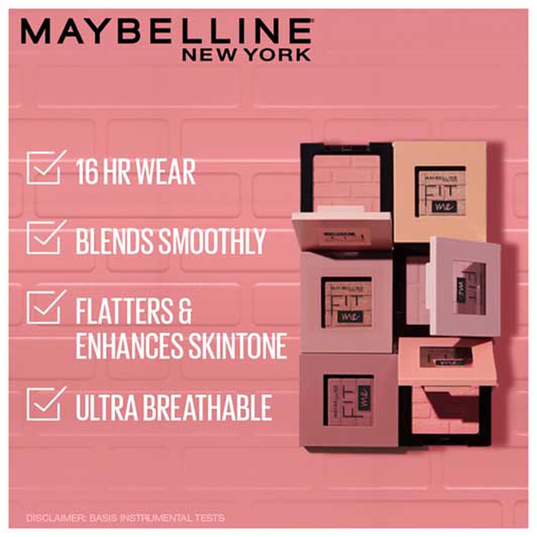 Maybelline New York New Fit Me Mono Blush, 16 hours Easy to Use Long-lasting Cheek Blush. Maybelline Pigmented Creamy Powder Blush Formula, Natural and True to Tone Blush - 40 Proud|4.5 grams
