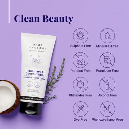 Bare Anatomy skincare product with 'Clean Beauty' features on a purple background