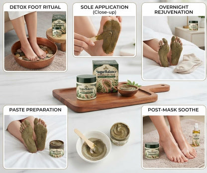 Sugar Balance Padtala Lepa Foot Mask | Herbal Ayurvedic Foot Paste for Traditional Wellness Routine | Supports Healthy Sugar Metabolism | Easy-Apply Foot Care Formula