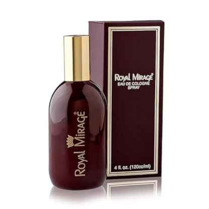 Royal Mirage Fresh Eau De Cologne Original Brown Perfume Spray For Men, 120 ML