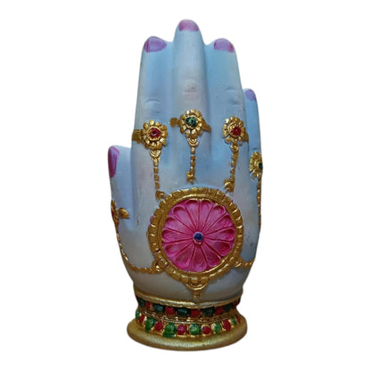 Ganesha Ganesh Ganpati Gajanan Statue Idol Murti Gift Item Decorative Showpiece Multicolor Polyresin Pack of 1 (B009)