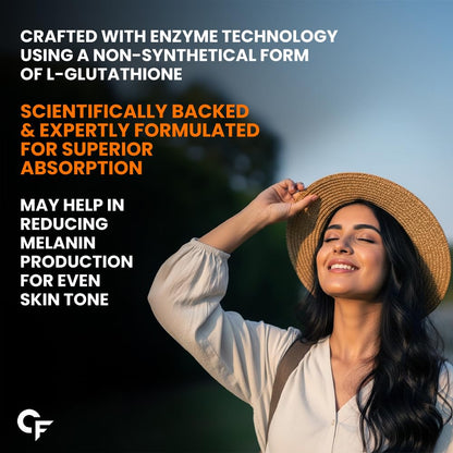 Carbamide Forte Glutathione Effervescent | Japanese Reduced L Glutathione 600mg with Vitamin C, Hyaluronic Acid, Vitamin E & Biotin - 15 Effervescent Tablets