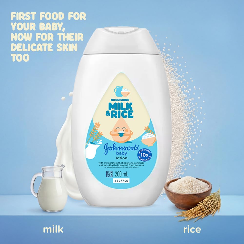 Johnson's Baby Milk and Rice Baby Lotion 200ml