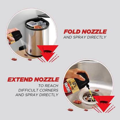 Mortein 625 ml - Fresh Fragrance, Cockroach Killer Spray, Crawling Insect Killer with Deep-Reach Nozzle | 100% Kill Guarantee