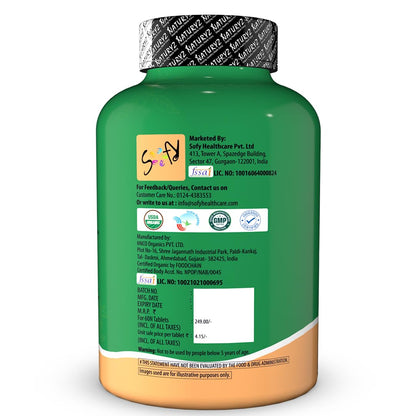 NATURYZ Organic Ashwagandha 1200mg Tablets | Stress Relief, Energy, Immunity & Muscle Recovery Support | For Men & Women | Vegan, Non-GMO, Gluten-Free | USDA Organic | 60 Veg Tablets