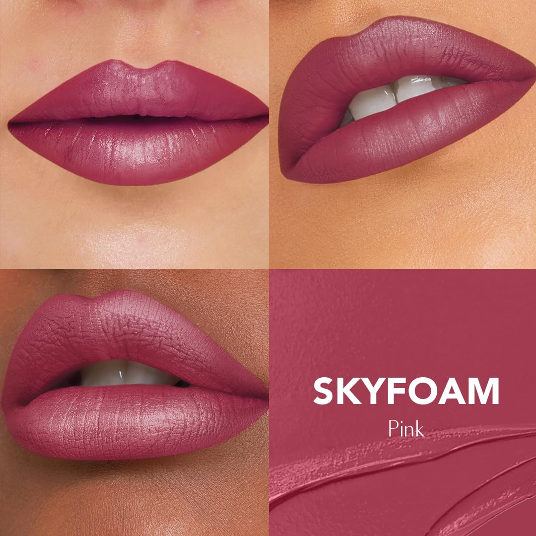 LoveChild Masaba Lush Creme Lipstick (Pink), Moisturizing Satin Finish with Ceramides & Shea Butter, Lightweight, Long-Lasting & Ultra-Smooth, Perfect Shades for Indian Skin Tones, Skyfoam 3.5g