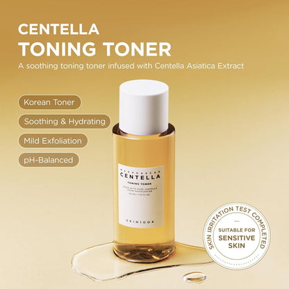 SKIN1004 Madagascar Centella Toning Toner | Daily Skin Care Solution for Sensitive Acne-Prone Skin, 210ml
