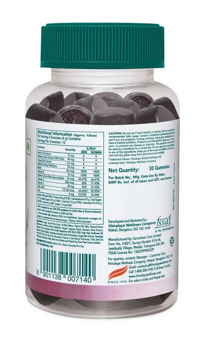 Supplement bottle with a green cap and label showing nutritional information.