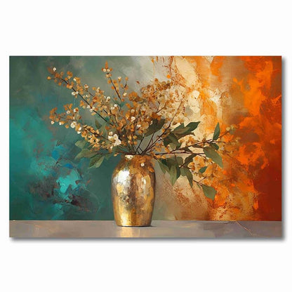 Unframed Rolled Art Print||Abstract Flower Canvas Wall Art Print for Home Décor And Office||Unframed canvas Painting For Wall decor||Home wall and Office Interior CR-144