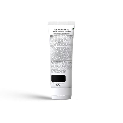 Dermacy Ceramide - 3 Gentle Cleansing Face Wash | Barrier - Strengthening Face Wash That Helps Rinse Toxins & Make Skin Soft | 3 - Essential Ceramides + 2.5% Hyaluronic Acid Complex + ThermoActiv Spring Water|For Sensitive Skin|100ml