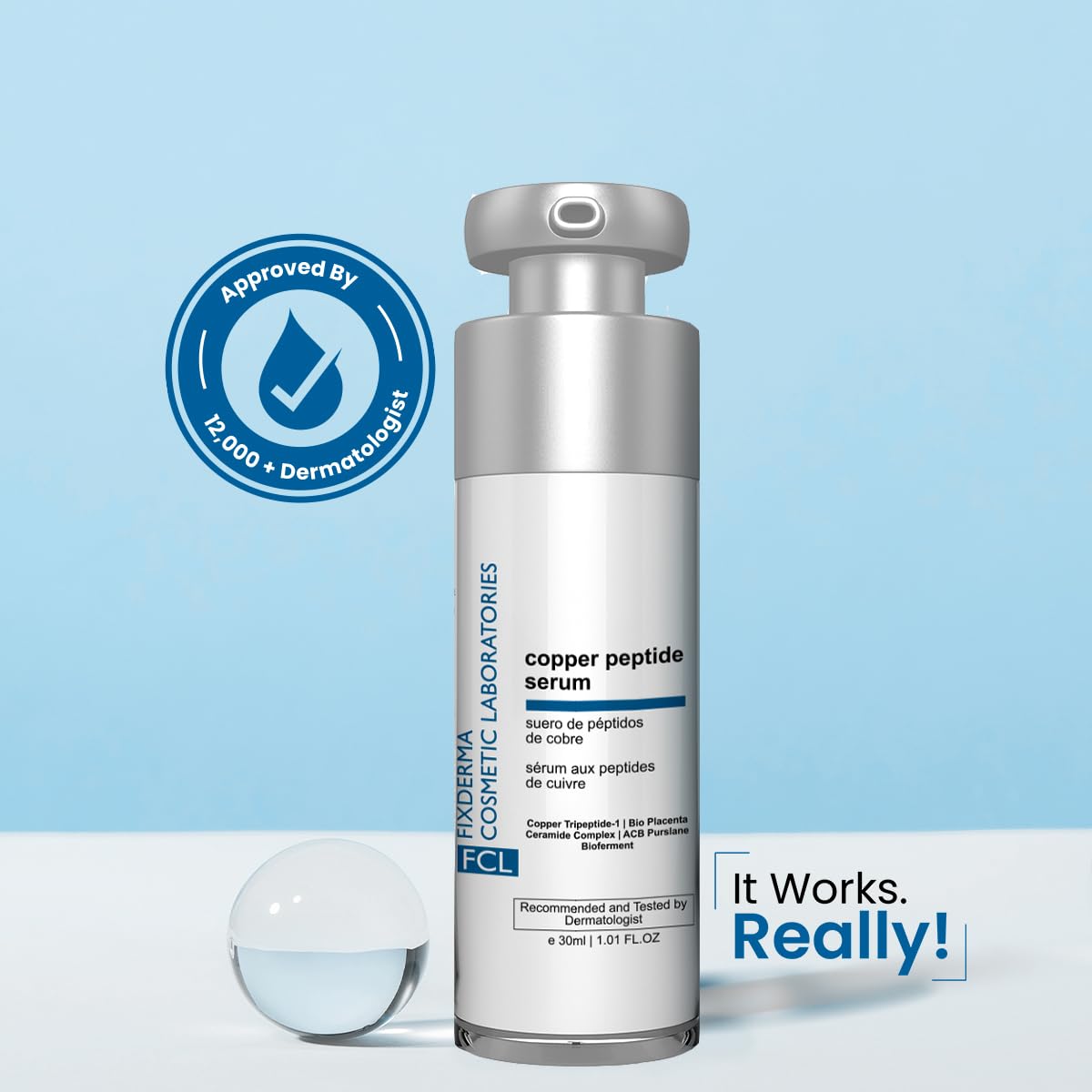 FCL Cooper Peptide Face Serum 30ml