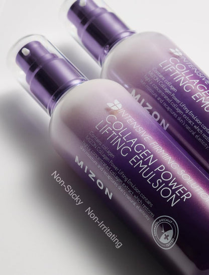 MIZON COLLAGEN POWER LIFTING EMULSION, Natural Ingredients, Balancing Skin Moisture and Oil, With Non Sticky Texture, Anti-Wrinkle, 120ml