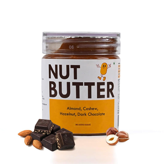 ANAVRIN Chocolate Nut Butter, 200g | High Protein Chocolate Spread | No Added Sugar | 100% Natural Nuts | Rich in Vitamin E, Magnesium & Potassium | Gluten-Free