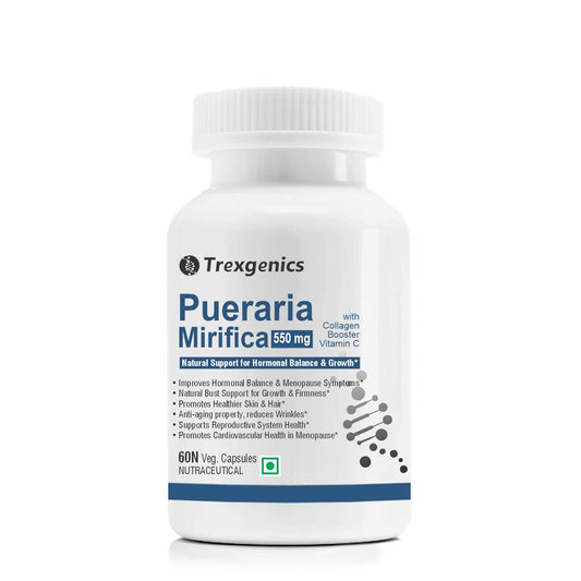 Trexegenics Pueraria Mirifica supplement bottle on a white background