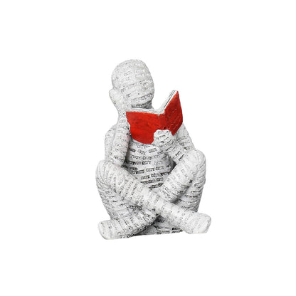 Reading Women Figurine Resin Abstract Sculpture for Entrance Shelf Bookshelf Style B|Idols & Figurines|Decorative Accessories|Home & Décor