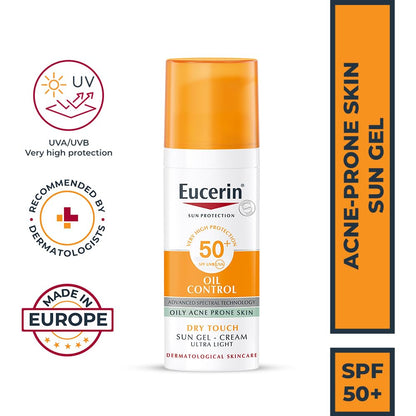 Eucerin Oil Control Dry Touch Sun Gel-Cream SPF50+